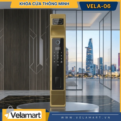 Khóa Cửa Thông Minh Vela-06 Velart – Mở Cửa Không Chạm, An Toàn Tuyệt Đối Cho Nhà Hiện Đại 2026